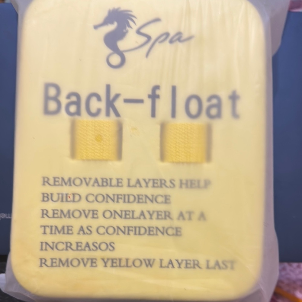 Back Float - Yellow